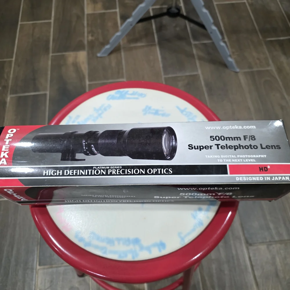 Black Super Telephoto Lens 500mm F/8